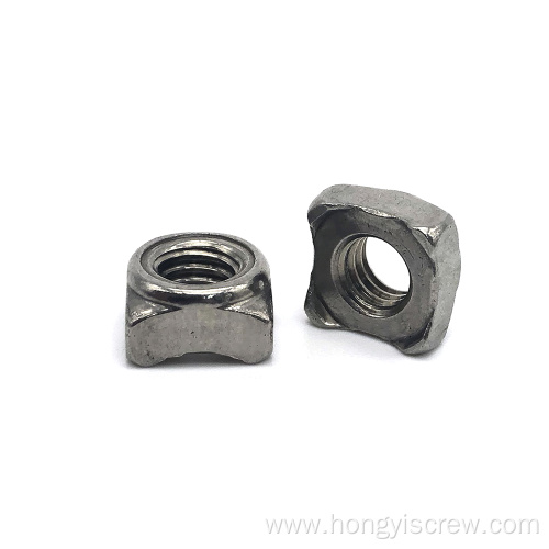 Four Corners Square threaded Welding Nuts